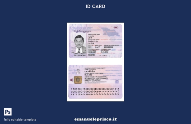 modello ID Georgia in stile verificato